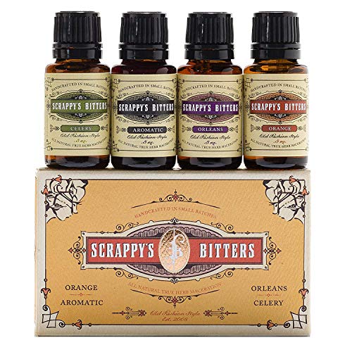 Scrappys Bitters, Classic Sampler, 4-Pk, 0.5 Fl Oz