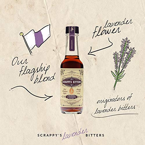 Scrappys Bitters - Lavender, 5 Ounces - Organic Ingredients, Fi