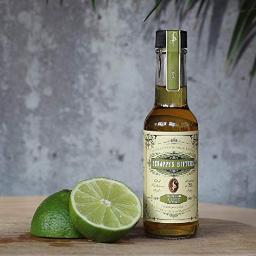 Scrappys Bitters - Lime, 5 Ounces - Organic Ingredients, Finest