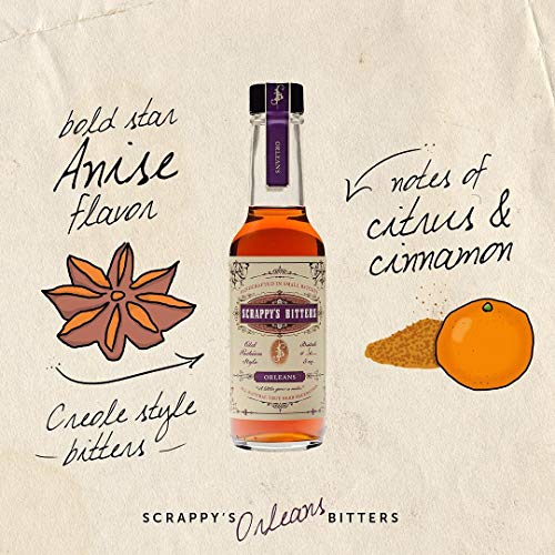 Scrappys Bitters - Orleans, 5 Ounces - Organic Ingredients, Fin