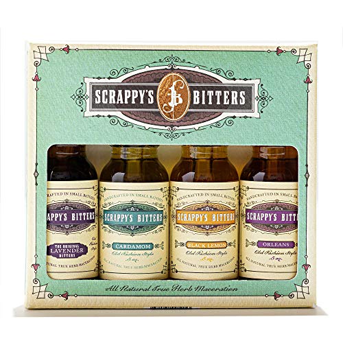 Scrappys Bitters The New Classics Gift Set, 4 Ct, 0.5Oz Lavend