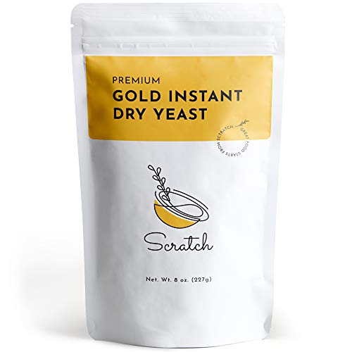 Scratch Gold Instant Dry Yeast - Rapid-Rise Instant Yeast For Br