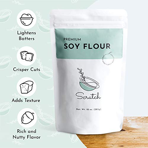 Scratch Premium Defatted Soybean Flour - Gourmet Baking Ingredie