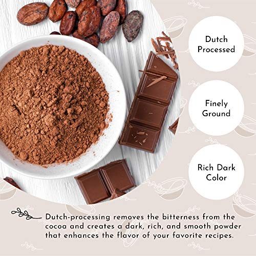 Scratch Premium Dutch Cocoa Powder - Gourmet Baking Ingredients