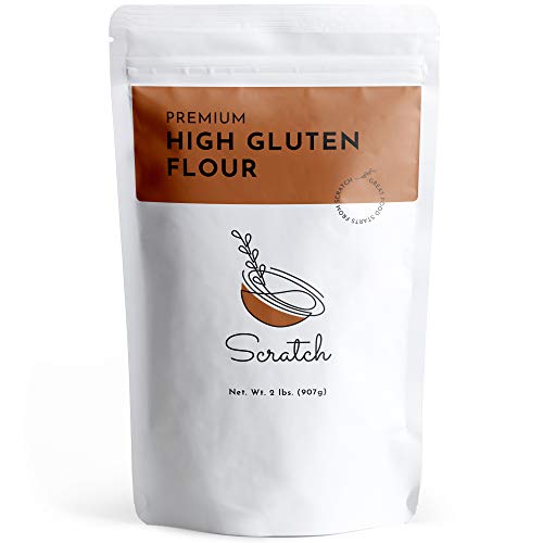 Scratch Premium High Gluten Flour - 2 Lb High Protein Bleached