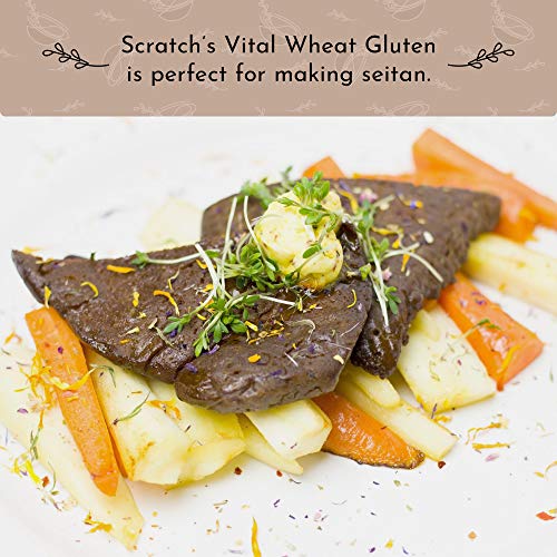 Scratch Premium Vital Wheat Gluten - 10 Oz Seitan Flour, High