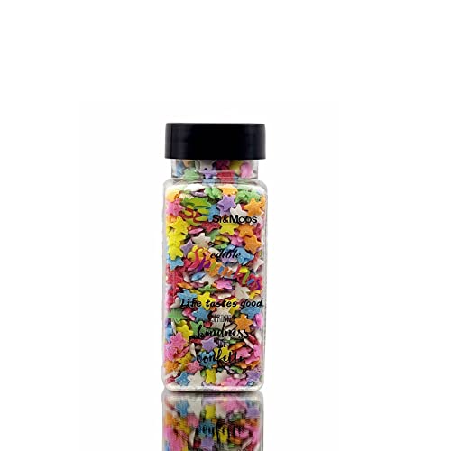 SE Si&Moos Star Confetti Sprinkles Edible Confetti Sprinkles Pas...