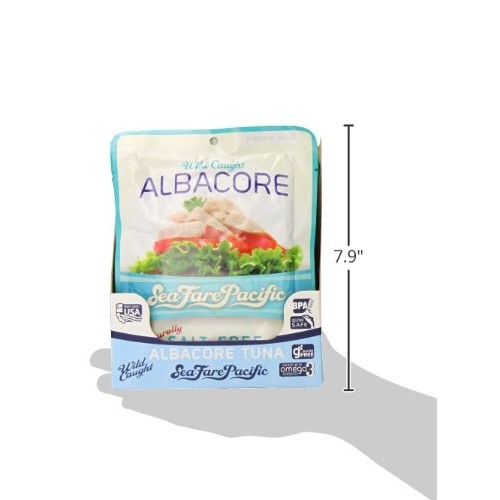 Sea Fare Pacific Wild Caught Albacore Tuna, Naturally Salt Free