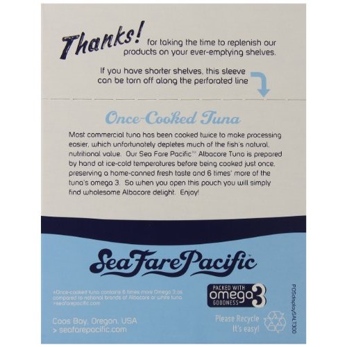 Sea Fare Pacific Wild Caught Albacore Tuna, Naturally Salt Free