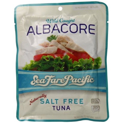 Sea Fare Pacific Wild Caught Albacore Tuna, Naturally Salt Free