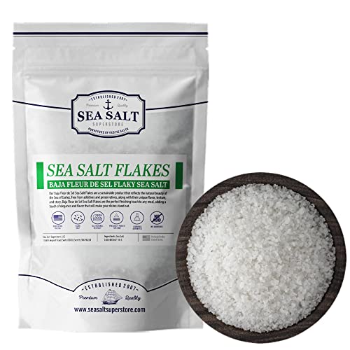 Flaky Sea Salt, Finishing Flake Salt, Baja Fleur De Sel Gourmet