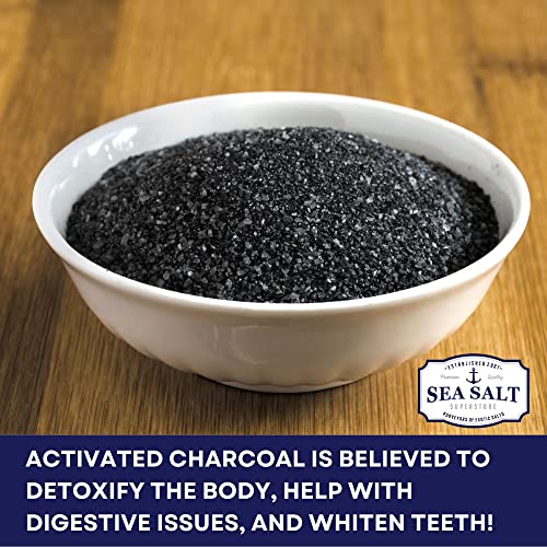 Hawaiian Black Lava Sea Salt, Black Salt For Cooking Or Cocktail