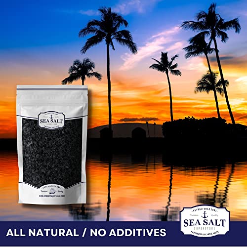 Hawaiian Black Lava Sea Salt, Black Salt For Cooking Or Cocktail