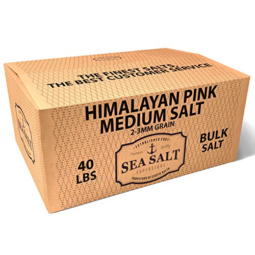 Himalayan Pink Salt, 2-3Mm Grains, Bulk Ingredient Salts 40 Pou