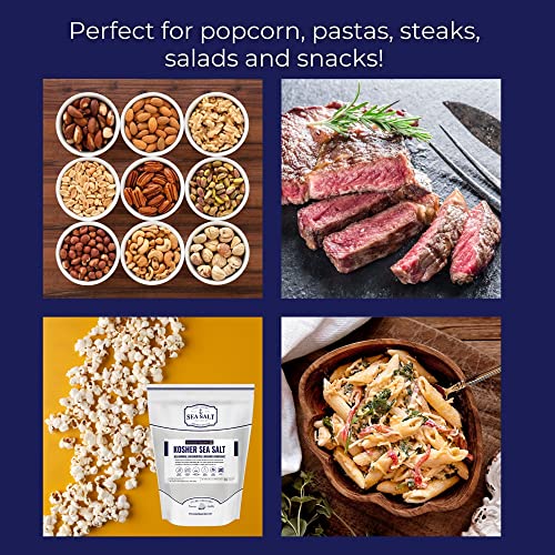 Kosher Sea Salt, Fine Grain Kosher Salt, Replacement for Table S...