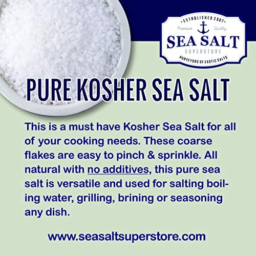 Kosher Sea Salt Shaker - Pure Kosher Salt For Seasoning, Brining