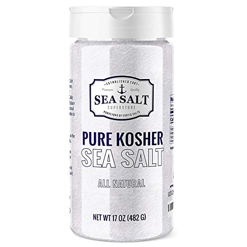 Kosher Sea Salt Shaker - Pure Kosher Salt For Seasoning, Brining