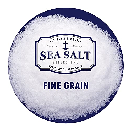 Sea Salt Superstore - Bulk Premium Sea Salt - Fine Grain Natural