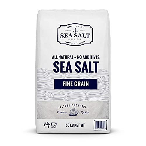 Sea Salt Superstore - Bulk Premium Sea Salt - Fine Grain Natural
