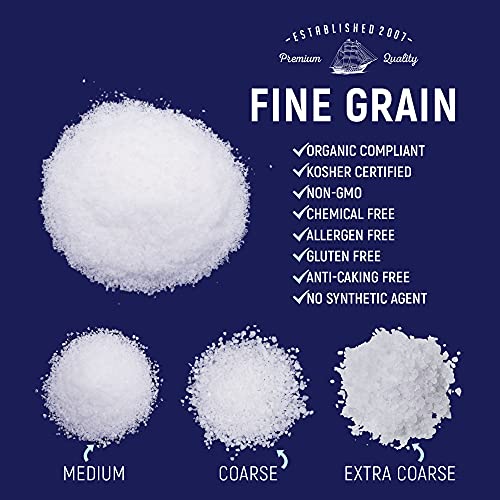 Sea Salt Superstore - Bulk Premium Sea Salt - Fine Grain Natural