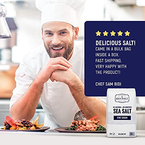 Sea Salt Superstore - Bulk Premium Sea Salt - Fine Grain Natural