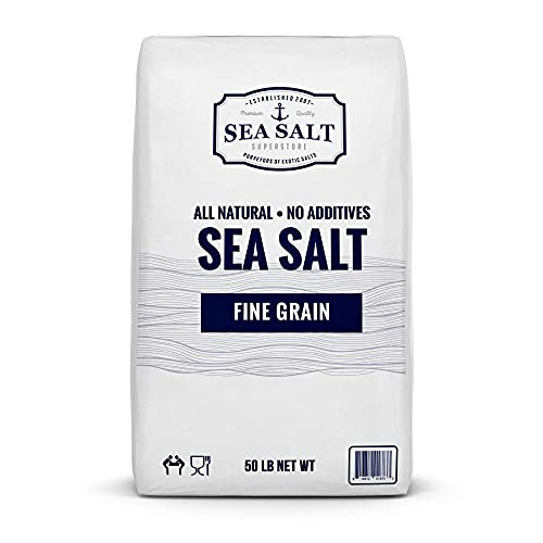 Sea Salt Superstore - Bulk Premium Sea Salt - Fine Grain Natural