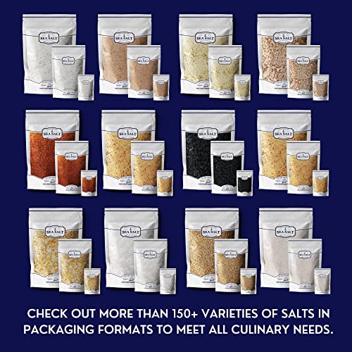 Smoked Sea Salt, Fine Grain Sea Salt Cold Smoked Over Alderwood,