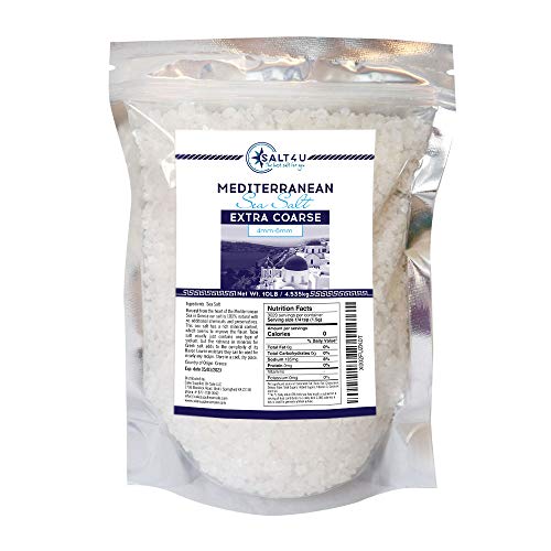 Mediterranean Sea Salt, Extra Coarse Grain 10 Lb.