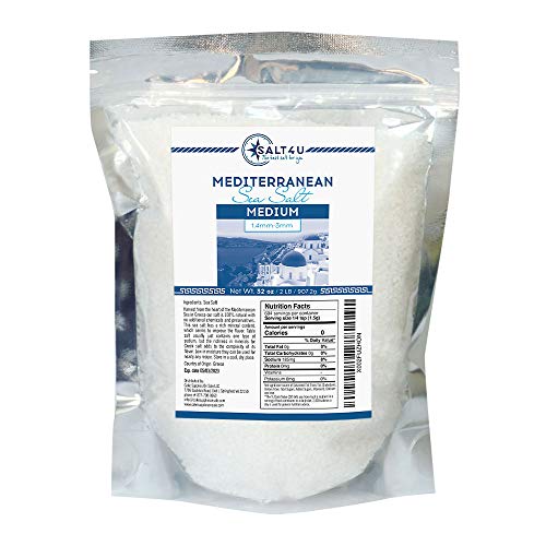 Mediterranean Sea Salt, Medium Grain 2 Lb.