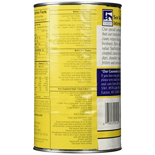 Chopped Sea Clams 2/51 Oz. Basic Pack