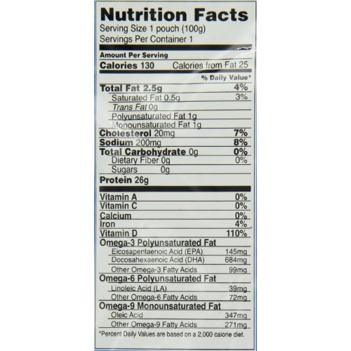 Seabear Ready-To-Eat Pink Salmon, 3.5 Ounce Unit