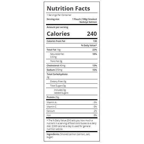 Seabear - Ready-To-Eat Salmon Pouches Variety, 6 Pack