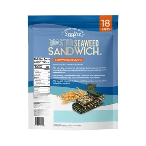 Roasted seaweed sandwich