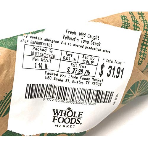 Tuna Steak Yellowfin