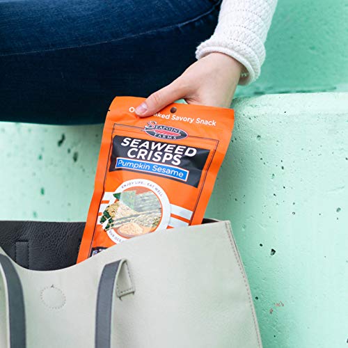 Pumpkin Sesame Sea Salt Seaweed Crisps - Seapoint Farms 1.2 Oz