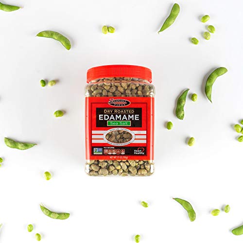 Seapoint Farms Sea Salt Dry Roasted Edamame, Healthy Gluten-Free