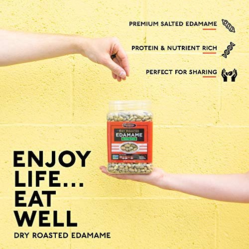 Seapoint Farms Sea Salt Dry Roasted Edamame, Healthy Gluten-Free