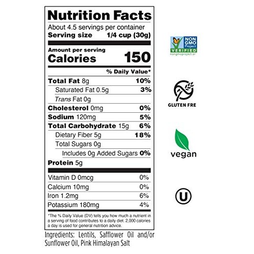 Seapoint Farms Mighty Lil’ Lentils, Pink Himalayan Salt, Plant B