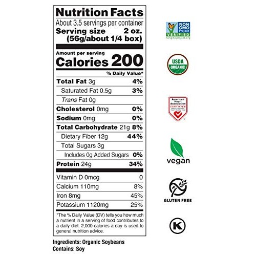 Seapoint Farms Organic Edamame Spaghetti , Healthy Gluten-Free N