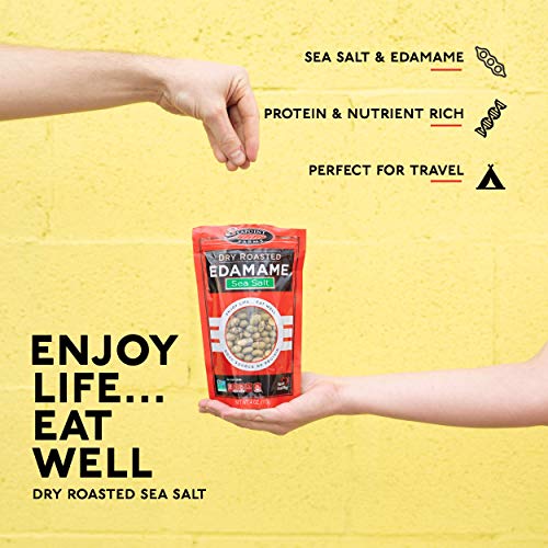 Seapoint Farms Sea Salt Dry Roasted Edamame, 4 Oz Gluten-Free Sn
