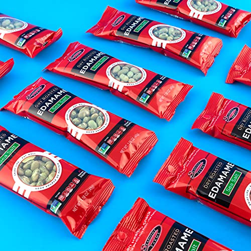 Seapoint Farms Sea Salt Dry Roasted Edamame, Healthy Snacks, 1.5