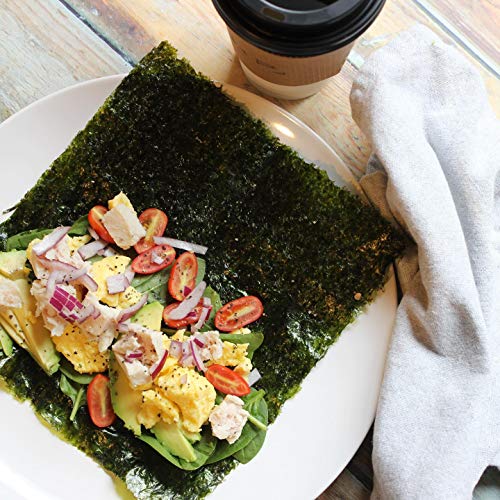 Seasnax Raw Organic Seaweed, 10 Sheets Pack Of 16