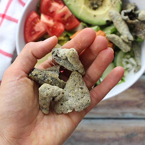 Seasnax Chomperz Crunchy Seaweed Chips Jalapeno, 1 Oz Pack Of 8