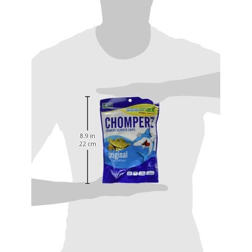 Seasnax Chomperz Crunchy Seaweed Chips, Original, 1 Oz