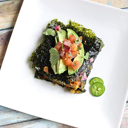 Seasnax Organic Roasted Seaweed Snack Wasabi, 0.18 Oz Pack Of 6