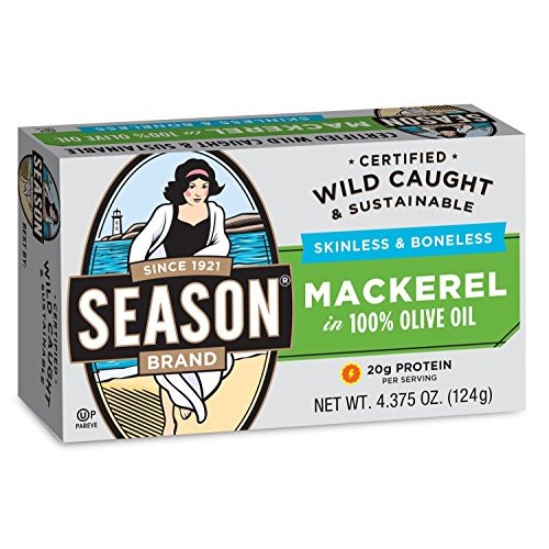Season Skinless And Boneless Fillets Of Mackerel In Olive Oil, 4