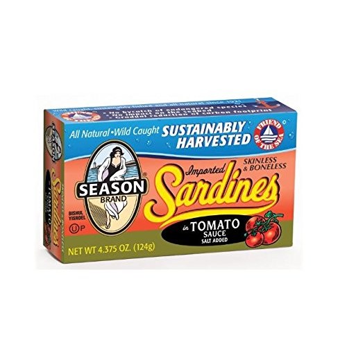 Season Skinless &Amp; Boneless Sardines In Tomato Sauce, 4.375 Oz. T