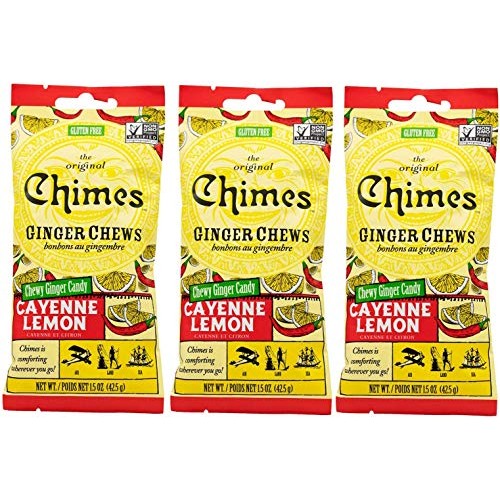 Seasonal Original Chimes Ginger Chews Cayenne Lemon Chewy Ginger
