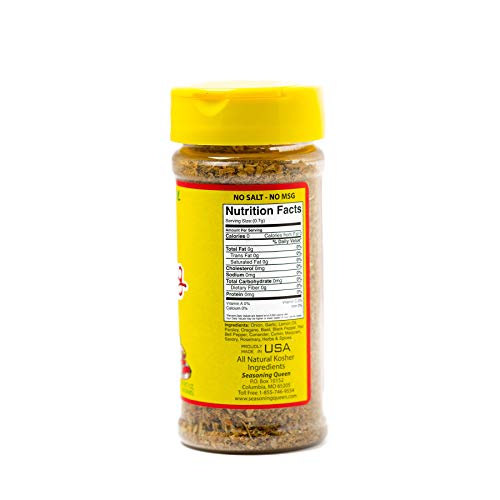 Seasoning Queen Salt Free Blend- 100% Concentrated Blend Of All Seasoning Queen Salt Free Blend- 100% Concentrated Blend Of All