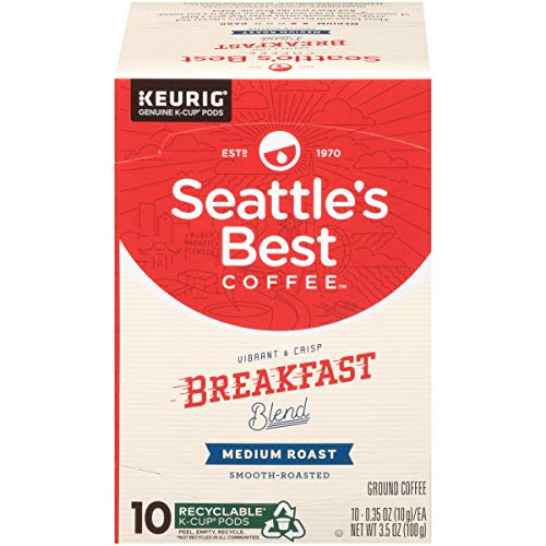 Seattles Best Coffee K-Cup Pods, Breakfast Blend, 10 Ct Pack - 4